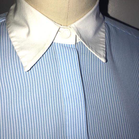 Altuzarra Blue and White Striped Blouse - Picture 7 of 10